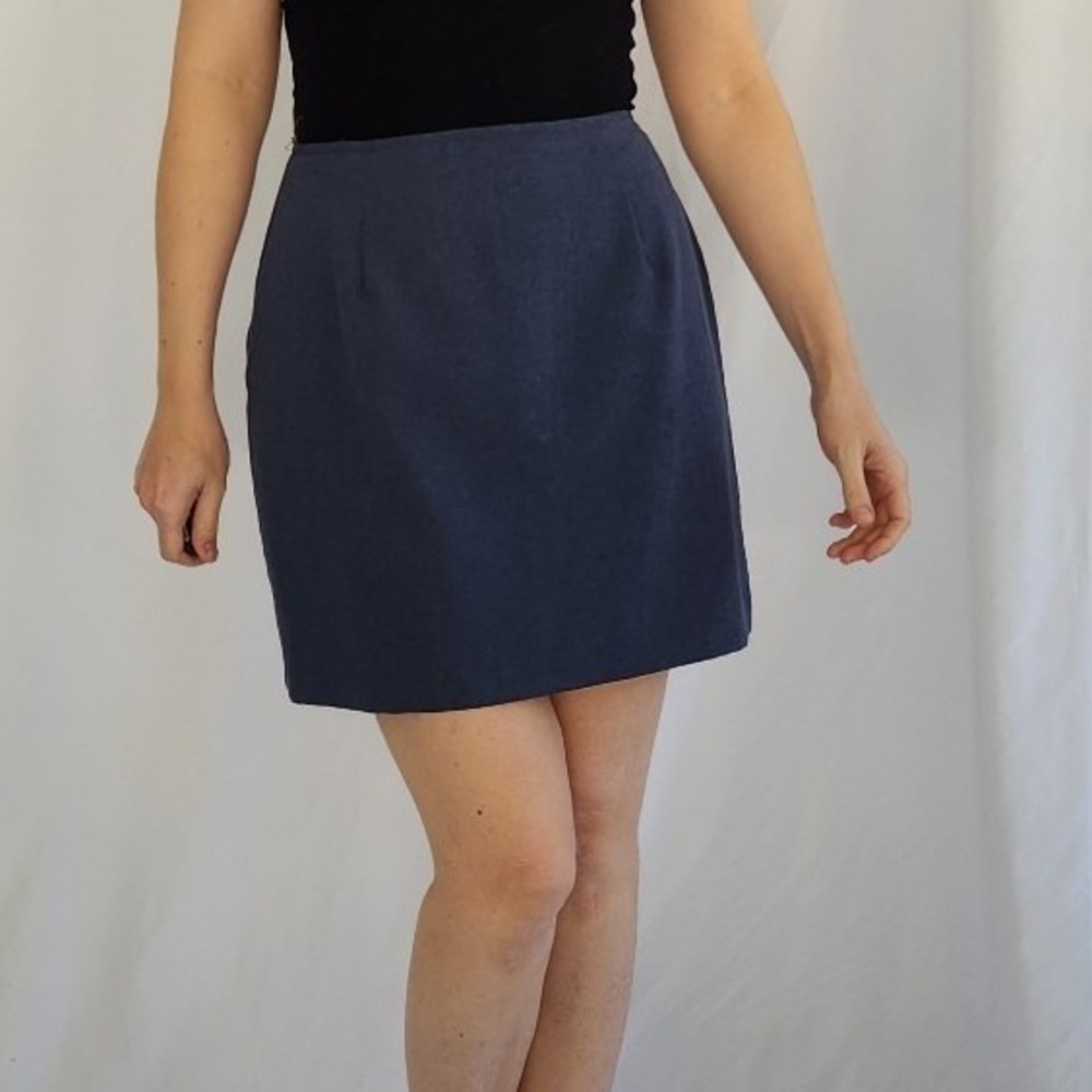90s Blue Mini Skirt‎